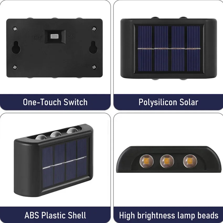 Solar Waterproof Wall Lamp