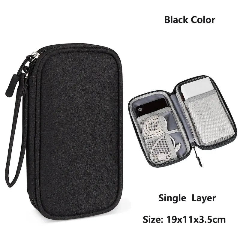 Data Cable Storage Waterproof Bag