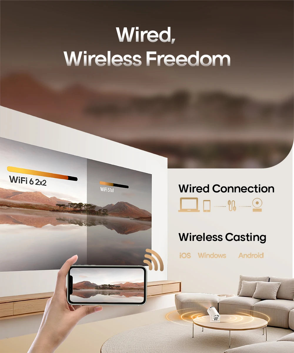 Mini Outdoor Projetor