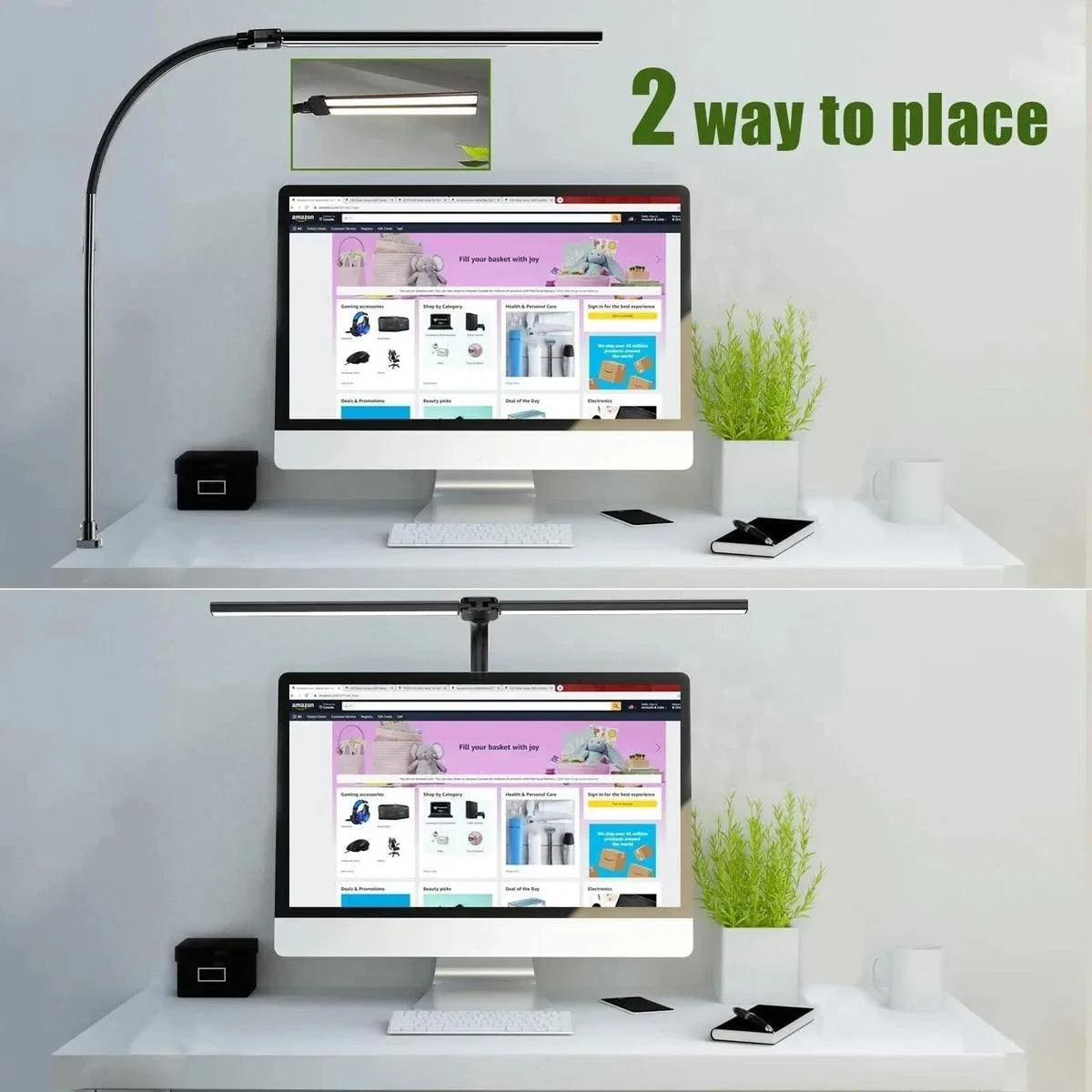 Double Headed LED Table Lamp
