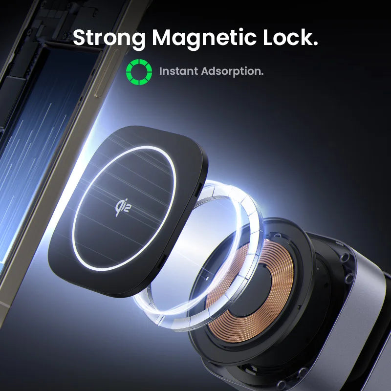 Magnetic Wireless 2-in-1 Charging Stand