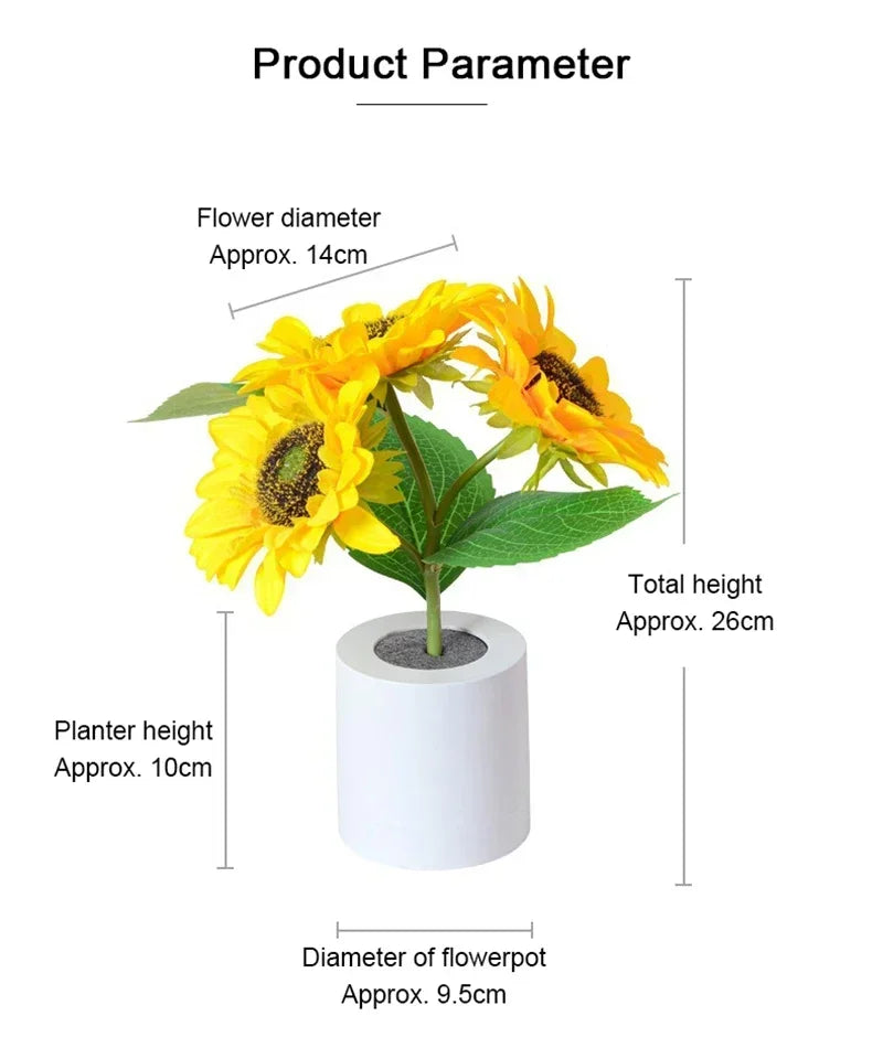 Sunflower Night Lamp