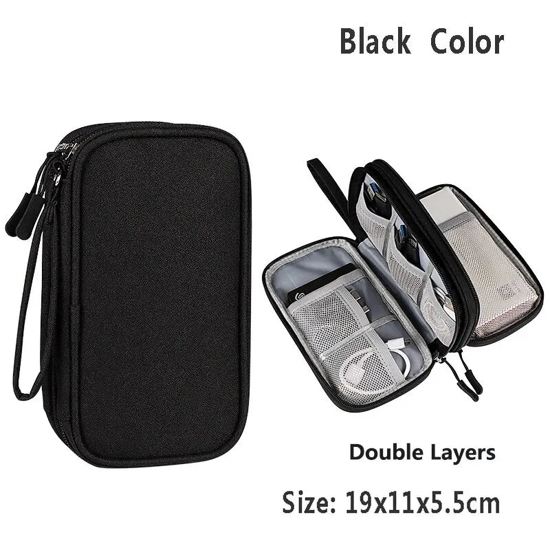 Data Cable Storage Waterproof Bag