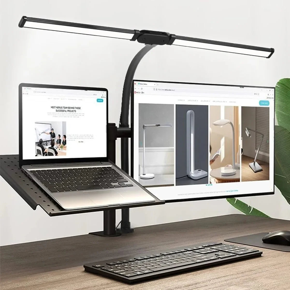 Double Headed LED Table Lamp