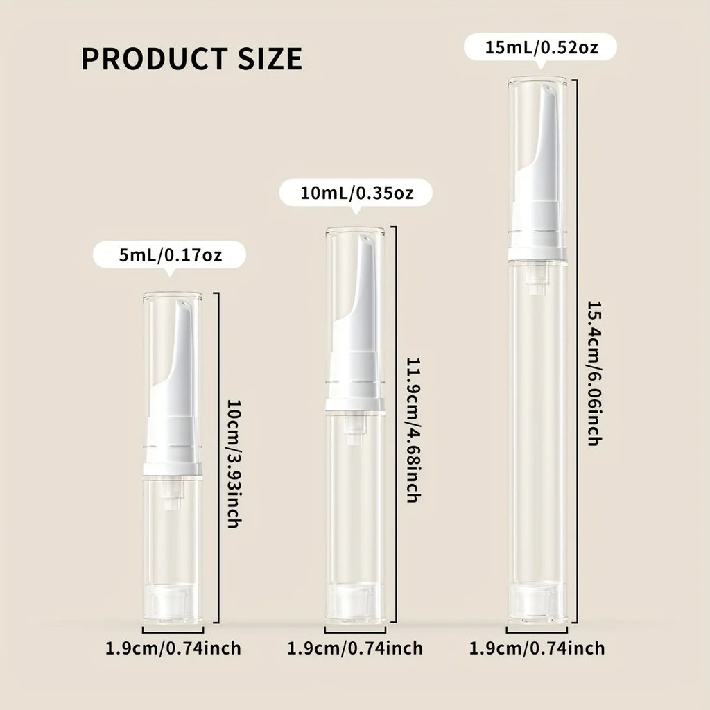 Clear Foundation Dispenser Bottle