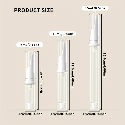 Clear Foundation Dispenser Bottle