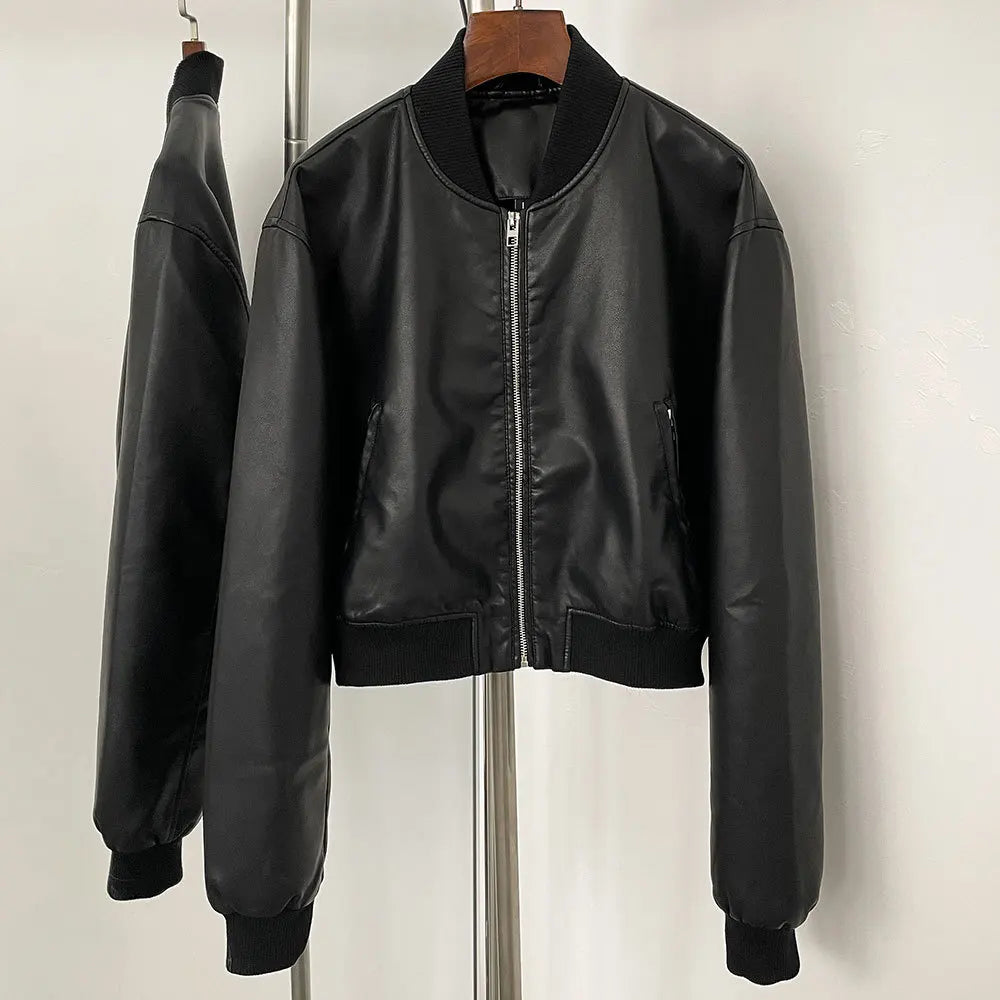Aurelle leather jacket