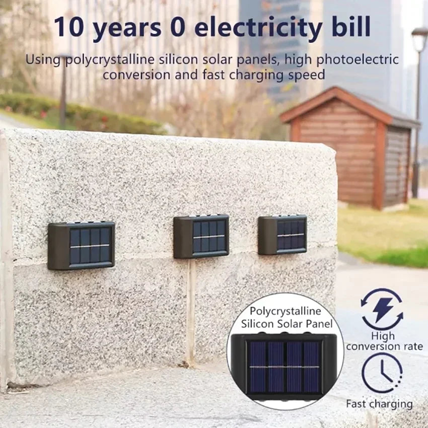 Solar Waterproof Wall Lamp