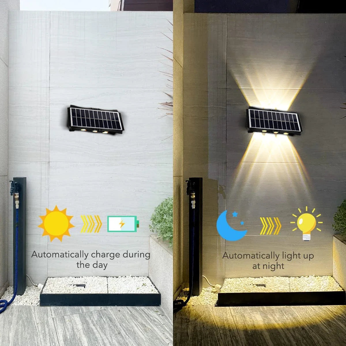 Solar Waterproof Wall Lamp