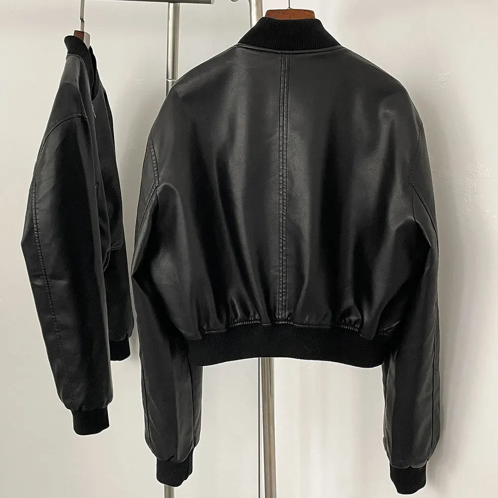 Aurelle leather jacket