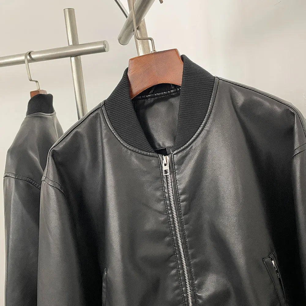 Aurelle leather jacket